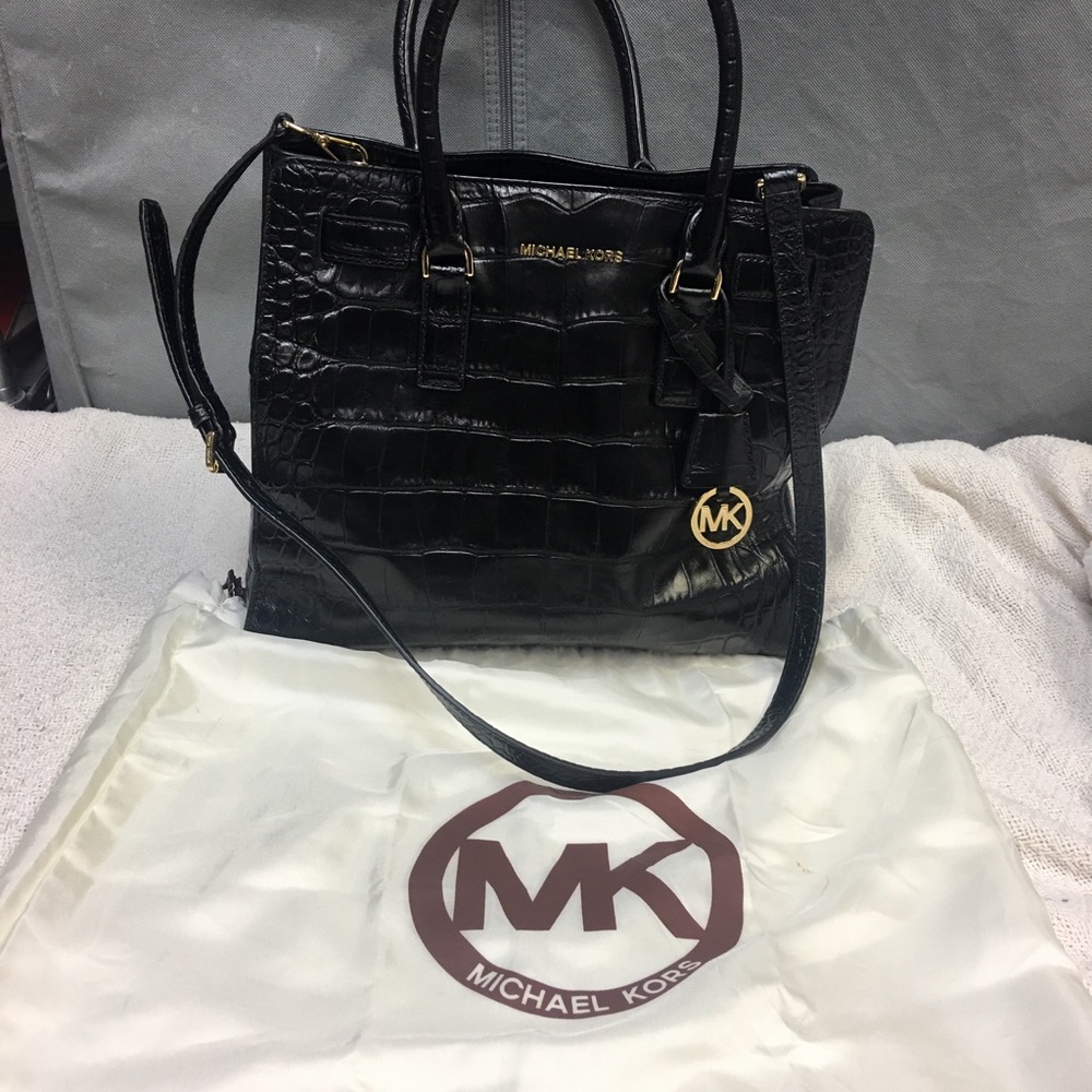 SOLD - New Michael Kors Black Leather Purse - SOLD - Picture 4 of 7